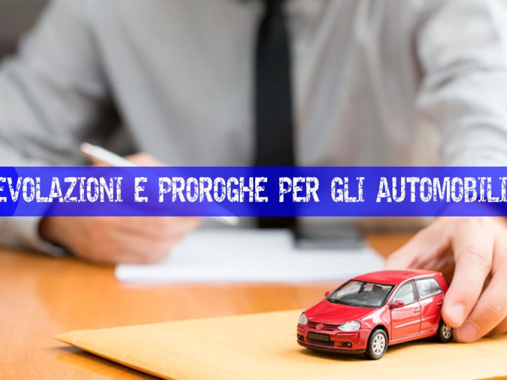 Covid-19: agevolazioni e proroghe per automobilisti