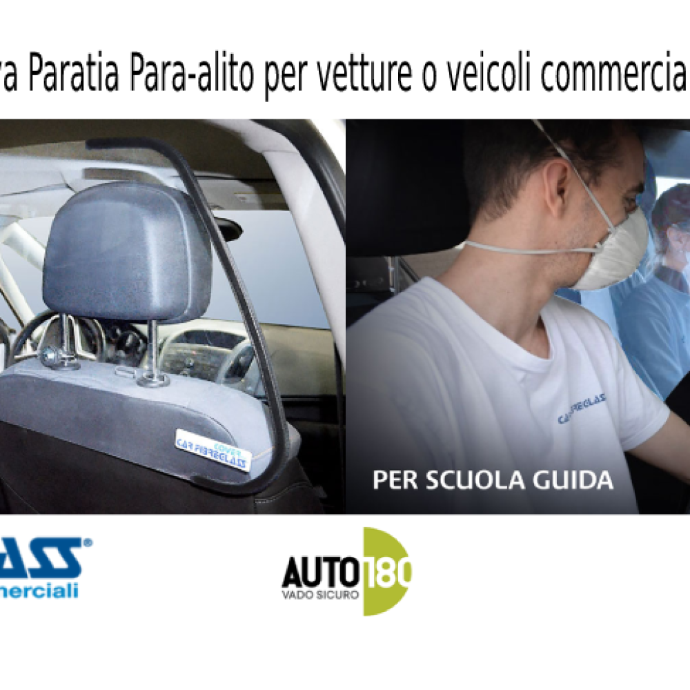 DRIVER GUARD: la nuova Paratia Para-alito per vetture o veicoli commerciali