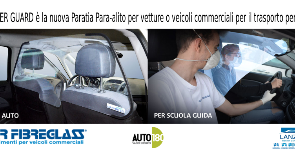 DRIVER GUARD: la nuova Paratia Para-alito per vetture o veicoli commerciali