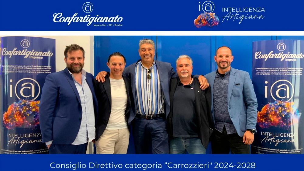 Confartigianato: rinnovato Consiglio direttivo Carrozzieri Bari-BAT-Brindisi