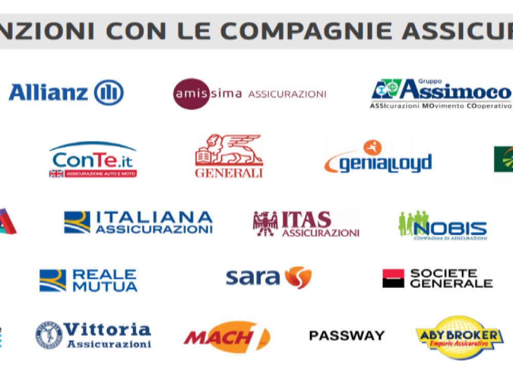 VETROCAR LE CONVENZIONI CON ASSICURAZIONI E FLOTTE