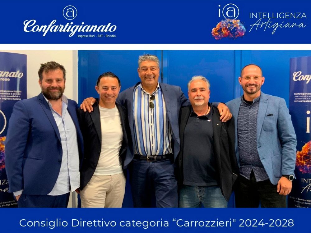 Confartigianato: rinnovato Consiglio direttivo Carrozzieri Bari-BAT-Brindisi